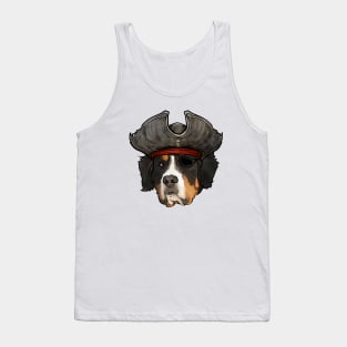 Bernese Mountain Dog Pirate Tank Top